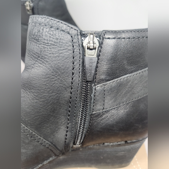 Dansko Shirley Nubuck Black Sz 39 - Picture 5 of 9